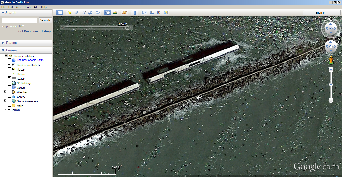 How to Use Google Earth to find Inshore Structure 7