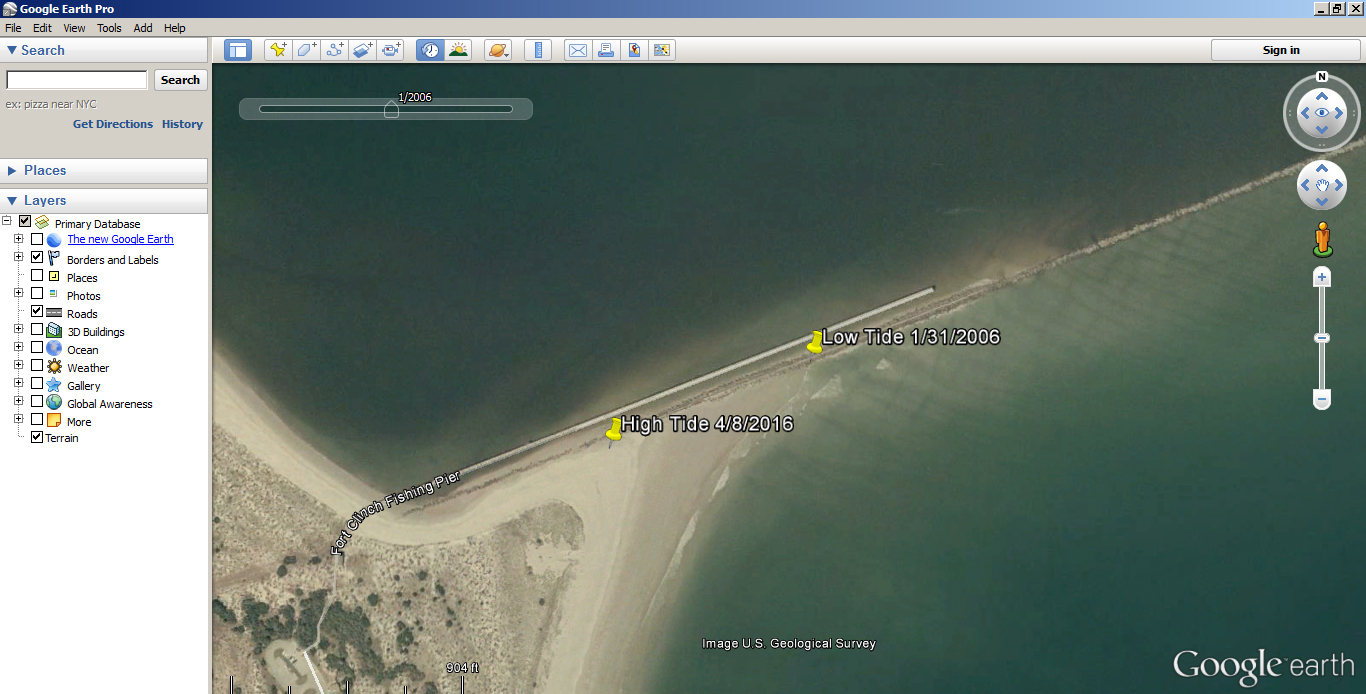 How to Use Google Earth to find Inshore Structure 6