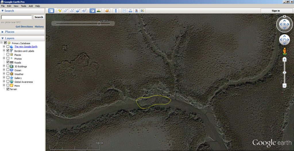 How To Use Google Earth To Find Inshore Structure * Amelia Fish Bites
