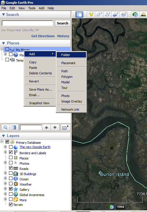 How to use Google Earth as a Fishing Log 1